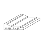 3/4" x 2-1/2" White Oak Custom Casing - SPL1204