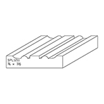 3/4" x 3-1/2" Character Grade White Oak Custom Casing - SPL1211