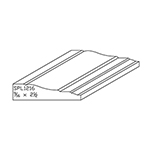 9/16" x 2-1/2" Natural Alder Custom Casing - SPL1216