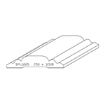 3/4" x 3-1/2" F/J Primed Poplar Custom Casing - SPL1225