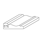 3/4" x 2-3/4" F/J Primed Poplar Custom Casing - SPL1227