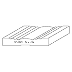 3/4" x 4-11/16" F/J Primed Poplar Custom Casing - SPL1229