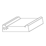 1" x 4" Natural Alder Custom Casing - SPL1236