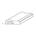 3/4" x 2.340" F/J Primed Poplar Custom Casing - SPL1237