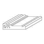 0.730" x 3" Hard Maple Custom Casing - SPL1238