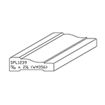 11/16" x 2-1/4" F/J Primed Poplar Custom Casing - SPL1239