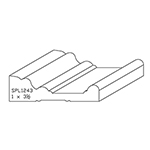 1" x 3-1/2" F/J Primed Poplar Custom Casing - SPL1243