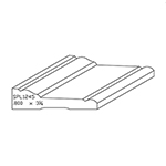 0.800" x 3-1/4" F/J Primed Poplar Custom Casing - SPL1245