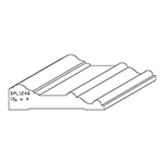 1-1/16" x 4" F/J Primed Poplar Custom Casing - SPL1248