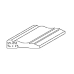 11/16" x 2-3/4" F/J Primed Poplar Custom Casing - SPL1253