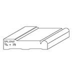 13/16" x 3-1/2" Natural Alder Custom Casing - SPL1262