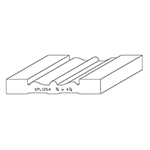 3/4" x 4-7/8" F/J Primed Poplar Custom Casing - SPL1264