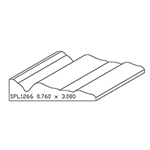 3/4" x 3.070" F/J Primed Poplar Custom Casing - SPL1266