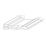 0.743" x 4.031" F/J Primed Poplar Custom Casing - SPL1271