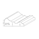 1-1/2" x 3-3/4" Quarter Sawn White Oak Custom Casing - SPL1275