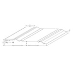 0.711" x 4-1/4" Character Grade White Oak Custom Casing - SPL1277