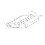 3/4" x 3-1/4" Natural Alder Custom Casing - SPL1278