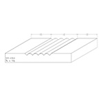 3/4" x 5-3/8" Quarter Sawn White Oak Custom Casing - SPL1284