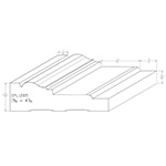 1.313" x 4.438" Quarter Sawn White Oak Custom Casing - SPL1285