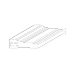 3/4" x 2-1/2" F/J Primed Poplar Custom Casing - SPL1287