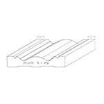 3/4" x 4.153" Quarter Sawn White Oak Custom Casing - SPL1290