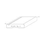 5/8" x 3" F/J Primed Poplar Custom Casing - SPL1295