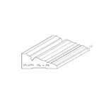 1-1/16" x 2-1/2" F/J Primed Poplar Custom Casing - SPL1299