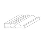 0.840" x 3.531" F/J Primed Poplar Custom Casing - SPL1317