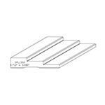 0.713" x 3.480" F/J Primed Poplar Custom Casing - SPL1322