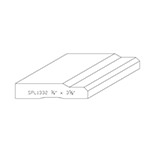 3/4" x 3.625" F/J Primed Poplar Custom Casing - SPL1332