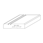 3/4" x 3-1/2" Quarter Sawn White Oak Custom Casing - SPL1353