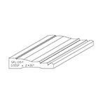 0.550" x 2.430" F/J Primed Poplar Custom Casing - SPL1357