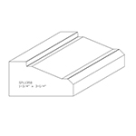 1-3/4" x 3-1/4" Natural Alder Custom Casing - SPL1358