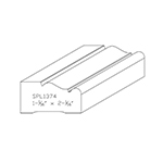 1.063" x 2.063" Quarter Sawn White Oak Custom Casing - SPL1374