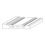 3/4" x 4.563" F/J Primed Poplar Custom Casing - SPL1380