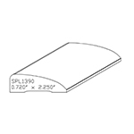 0.720" x 2-1/4" F/J Primed Poplar Custom Casing - SPL1390