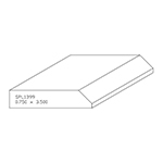 3/4" x 3-1/2" F/J Primed Poplar Custom Casing - SPL1399