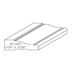 3/4" x 2.53" Natural Alder Custom Casing - SPL1409