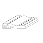 3/4" x 3.525" F/J Primed Poplar Custom Casing - SPL1410