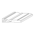 5/8" x 3-1/2" F/J Primed Poplar Custom Casing - SPL1412