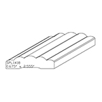 0.675" x 2.555" F/J Primed Poplar Custom Casing - SPL1418