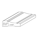 0.770" x 2-1/2" Cherry Custom Casing - SPL1419