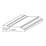 0.700" x 2.600" F/J Primed Poplar Custom Casing - SPL1422