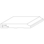 0.688" X 5-1/8" F/J Primed Poplar Custom Casing