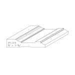 3/4" X 3.563" F/J Primed Poplar Custom Casing