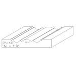 0.813" X 4-7/8" F/J Primed Poplar Custom Casing