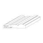 0.71" X 3.895" F/J Primed Poplar Custom Casing