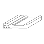 3/4" x 3-1/2" Ash Custom Casing - SPL143