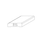 5/8" X 2-1/2" F/J Primed Poplar Custom Casing