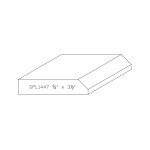 3/4" X 3-1/2" F/J Primed Poplar Custom Casing